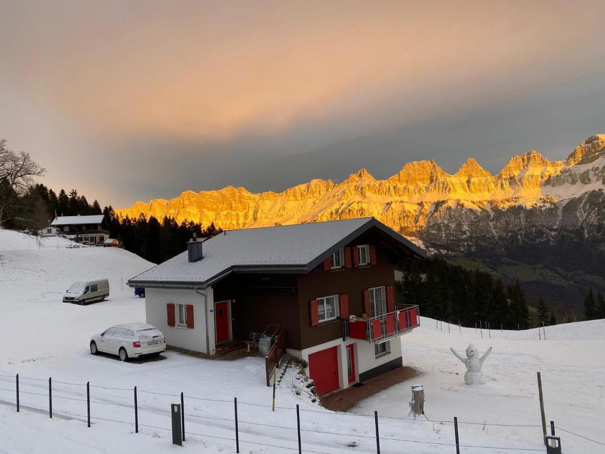 Ferienwohnung Tschudiboden Flumserberg Dış mekan fotoğraf